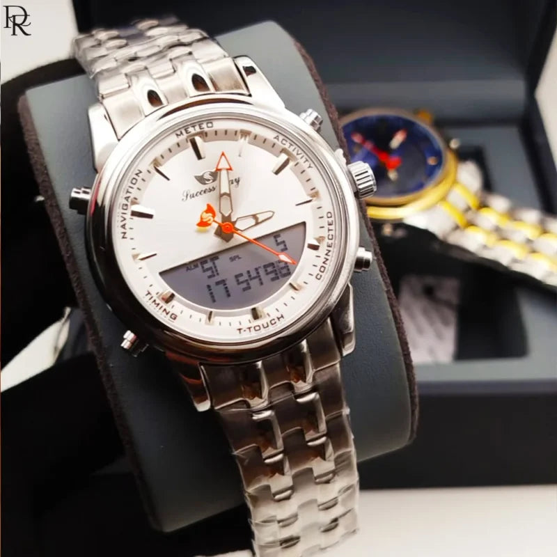 🕰️ SUCCESS WAY – Original Hybrid Watch